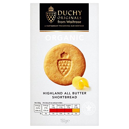 Herzogtum Von Waitrose Organic Highland Shortbread 150g von Duchy from Waitrose