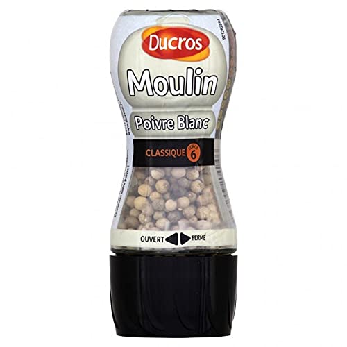 Ducros Mühle White Pepper Klassische 39G (3er-Pack) von Ducros