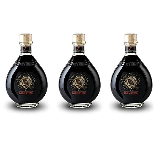 Due Vittorie Gold Balsamico-Essig aus Italien aus Balsamico importiert 250ml (Packung mit 3) von Due Vittorie