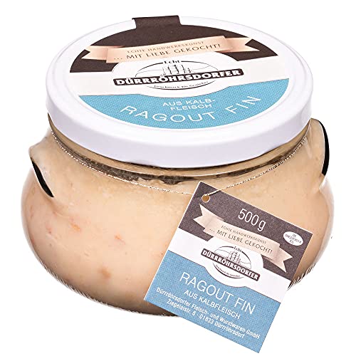 Dürrröhrsdorfer Kalbfleisch-Ragout fin, tafelfertig (500 g) von Dürrröhrsdorfer