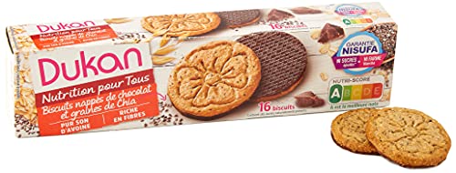 REGIME DUKAN Biscuits de son d'avoine aux graines de Chia et chocolat - 160 g von Dukan