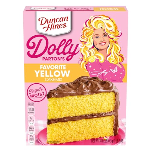 Duncan Hines Dolly Parton's Favorite Yellow Cake Mix, 530 ml von Duncan Hines