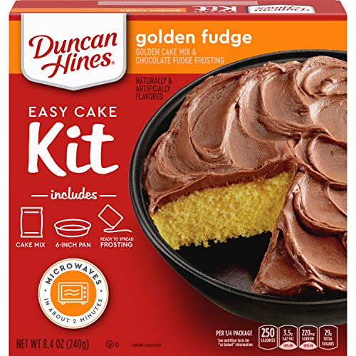 Duncan Hines Easy Cake Kit Golden Fudge Kuchenmischung, 240 ml von Duncan Hines