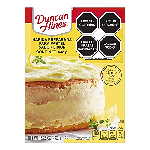 Duncan Hines Signature Perfectly Moist Lemon Supreme Kuchenmischung, 432 ml (Verpackung kann variieren) von Duncan Hines