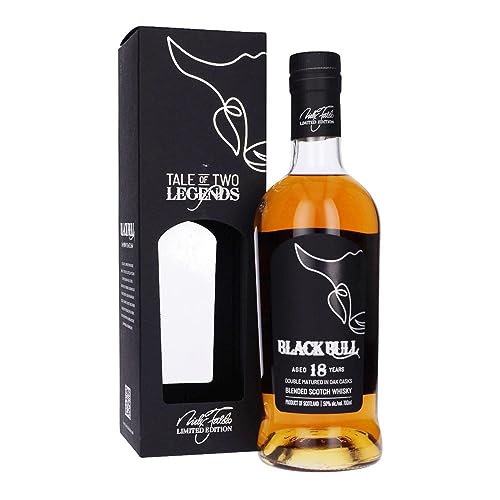 Duncan Taylor Black Bull 18 Years Old Blended Scotch Whisky Nick Faldo Limited Edition 50% Vol. 0,7l in Geschenkbox von Black Bull