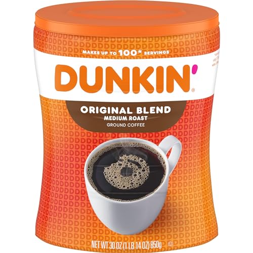 Dunkin' Donuts Original Blend-Medium geröstetes Kaffeemehl Kanister 850g von Dunkin' Donuts