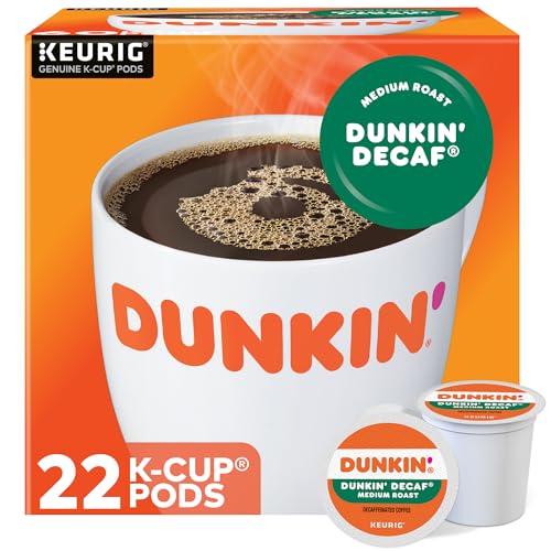 Dunkin' Decaf Medium Roast Coffee, 22 K Cups for Keurig Coffee Makers von Dunkin' Donuts