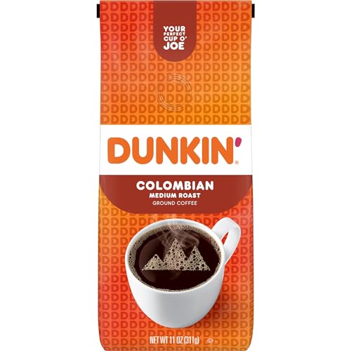 Dunkin Donuts Medium Roast Colombian Ground Coffee 311g (Dunkin Donuts Mittlerer Gerösteter Kolumbianischer Gemahlener Kaffee) von Dunkin' Donuts