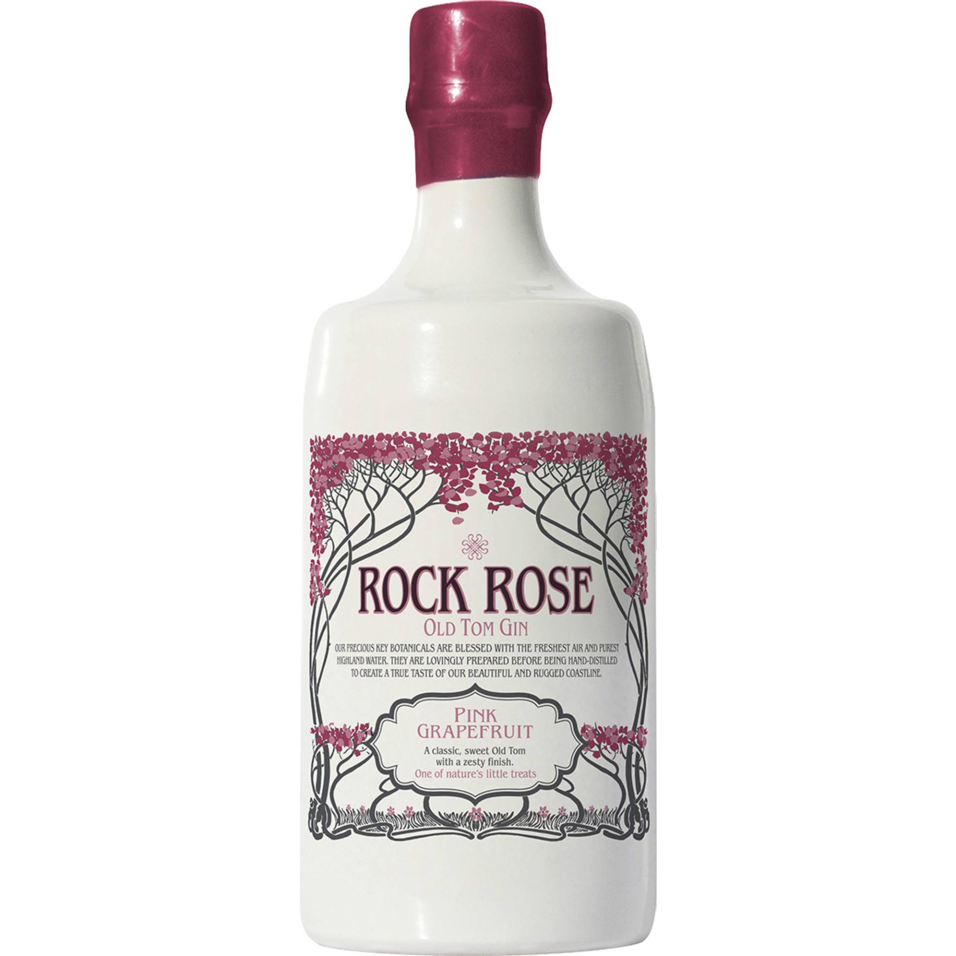 Rock Rose Old Tom Gin, Pink Grapefruit, 41,5%, 0,7 L, Schottland, Spirituosen von Dunnet Bay Distillers Ltd. ,   GB KW14 8YD Thurso