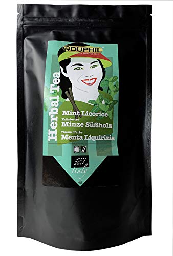 Duphil | BIO Kräutertee Minze und Süßholz lose, Detox ohne Koffein im Aromabeutel mit Zippverschluss | 200g von Duphil