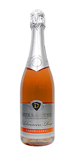 Durbacher Edelmann Rosé alkoholfrei Schäumendes Getränk aus alkoholfreiem Wein 0,75 Liter von Durbacher Edelmann