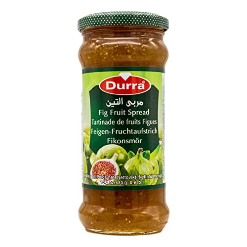 Durra - Feigenkonfitüre, Konfitüre mit Feigen - fruchtig herber Feigenaufstrich in 430g Glas - (1 x 430g) von Durra