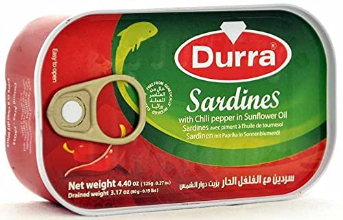 Sardinen Scharf 125g Durra von Durra