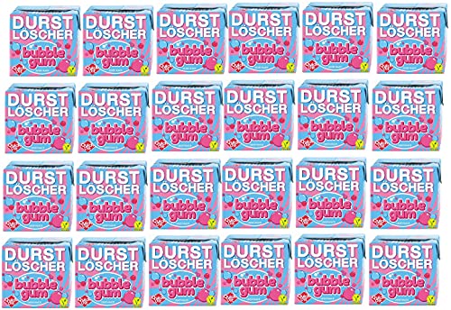 24 Packungen a 500ml Durstlöscher Bubble Gum Geschmack mit Strohhalm von Durstlöscher