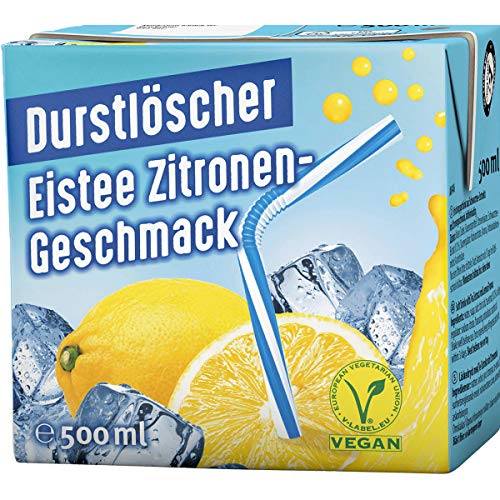 Durstlöscher Eistee Zitrone Fruchtsaftgetränk 500ml von Durstlöscher