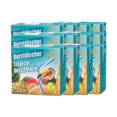 Durstlöscher Tropical aus tropischen Früchten 500ml 12er Pack von Durstlöscher