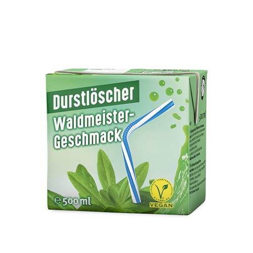 Durstlöscher Waldmeister: Erfrischungsgetränk aus Fruchtsaftkonzentrat, Pfandfreies Trinkpäckchen, Vegan, Fruchtsaftgetränk ohne Kohlensäure, Ideal Für Unterwegs & Zuhause, 24 x 500 ml von Durstlöscher