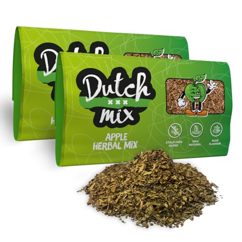 Holländische Apfelmischung - Stängelfrei und Natürlich - 100g Sanfte Kräutermischung von Dutch Mix