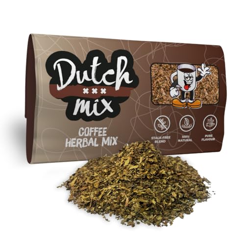 Holländische Kaffeegeschmack-Mischung - Stängelfrei und Natürlich -30g Sanfte Kräutermischung von Dutch Mix