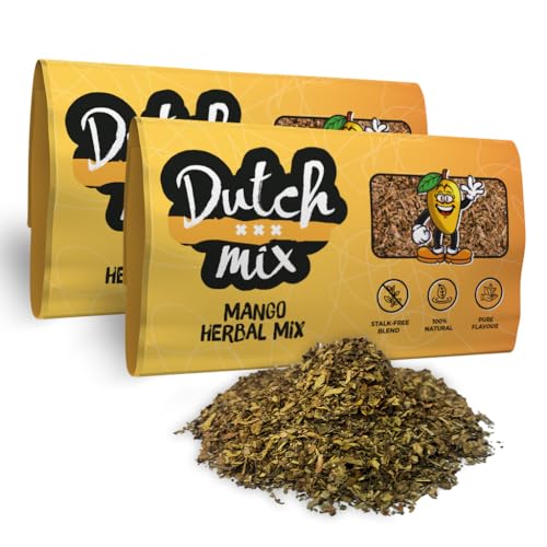 Holländische Mangomischung - Stängelfrei und Natürlich - 100g Sanfte Kräutermischung von Dutch Mix