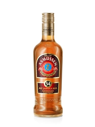 Feiner Alter Asmussen Rum Original 54% mit Jamaica Rum (1 x 0.7 l) | 700 ml (6er Pack) von Duuous