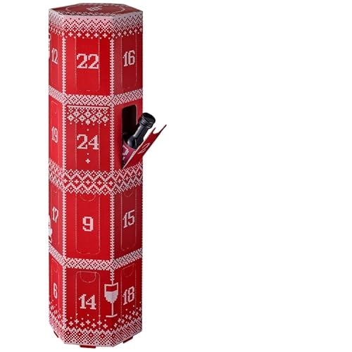 Adventskalender – 24 Weine zur Blindverkostung – Verkostung von Rotwein/Weißwein/Rosé – Geschenkidee für Männer/Frauen – Vivino - 24 x 20 ml von E-TASTING