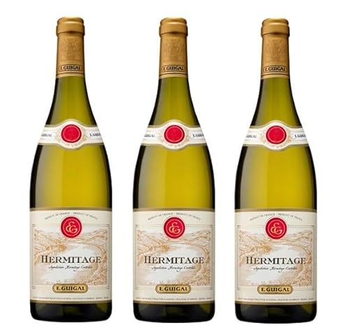 3x 0,75l - 2019er - E. Guigal - Château d'Ampuis - Hermitage Blanc A.O.P. - Rhône - Frankreich - Weißwein trocken von E. Guigal - Château d'Ampuis