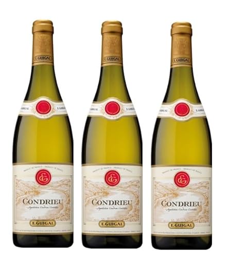 3x 0,75l - 2023er - E. Guigal - Château d'Ampuis - Condrieu A.O.P. - Rhône - Frankreich - Weißwein trocken von E. Guigal - Château d'Ampuis