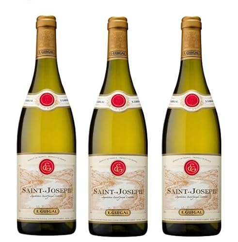 3x 0,75l - 2021er - E. Guigal - Château d'Ampuis - Saint-Joseph Blanc A.O.P. - Rhône - Frankreich - Weißwein trocken von E. Guigal - Château d'Ampuis