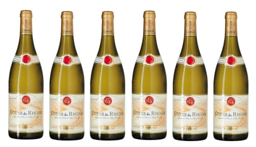 6x 0,75l - 2023er - E. Guigal - Château d'Ampuis - Côtes-du-Rhône Blanc A.O.P. - Frankreich - Weißwein trocken von E. Guigal - Château d'Ampuis