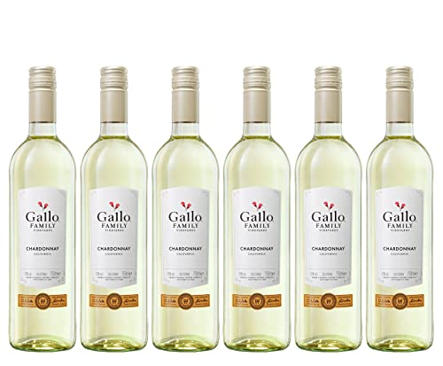 6x 0,75l - 2013er* - E. & J. Gallo - Family Vineyards - Chardonnay - Kalifornien - Weißwein halbtrocken von E. & J. Gallo - Family Vineyards