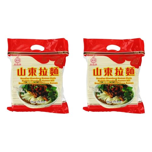 EAGLOBE - Shandong Ramen Nudeln, (1 X 2 KG) (Packung mit 2) von EAGLOBE