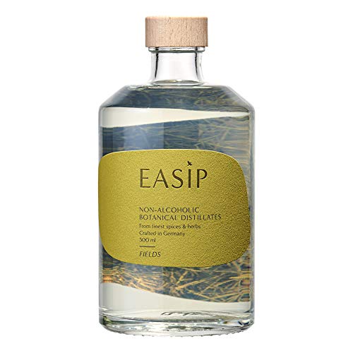 EASIP FIELDS | Alkoholfrei | Zuckerfrei | Preisgekrönte Destillate für alkoholfreie Cocktails und Longdrinks | 8 Botanicals | Mixe deine alkoholfreie Alternative zu Gin & Tonic | 500ML von EASIP