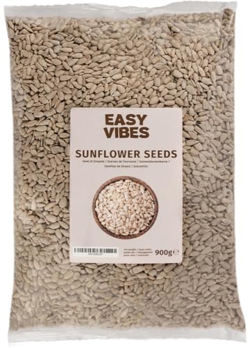 Easy Vibes - Natürliche Geschälte Sonnenblumenkerne (900g) | Geschält von EASY VIBES