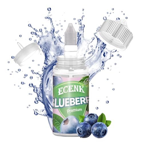 Ecenk Lebensmittelaroma - 30ml - Intensives Aroma - Food Flavour Drops - Hochdosiertes Lebensmittel Aroma, für Backen, Lebensmitteln, Vernebler, Nebelmaschinen, 100ml-DIY-Flasche (Heidelbeere) von Ecenk