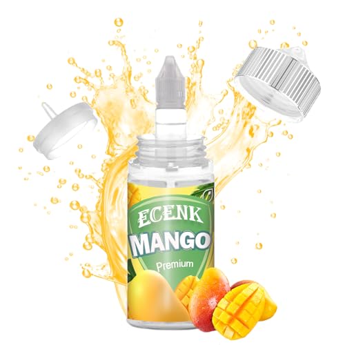 Ecenk Lebensmittelaroma - 30ml - Intensives Aroma - Food Flavour Drops - Hochdosiertes Lebensmittel Aroma, für Backen, Lebensmitteln, Vernebler, Nebelmaschinen, 100ml-DIY-Flasche (Mango) von ECENK VAPE