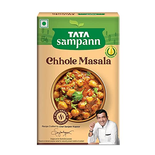 Green Velly Sampann Chhole Masala with Natural Oils, Crafted by Chef Sanjeev Kapoor, 100g von ECH