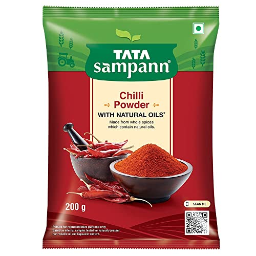 Green Velly Sampann Chilli Powder With Natural Oils, 200g von ECH