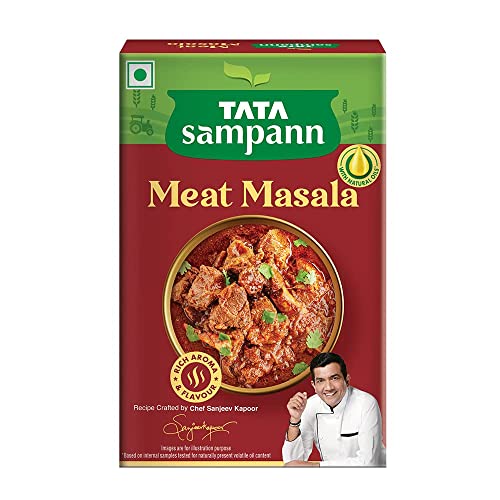 Green Velly Sampann Meat Masala with Natural Oils, Crafted by Chef Sanjeev Kapoor, 100g von ECH