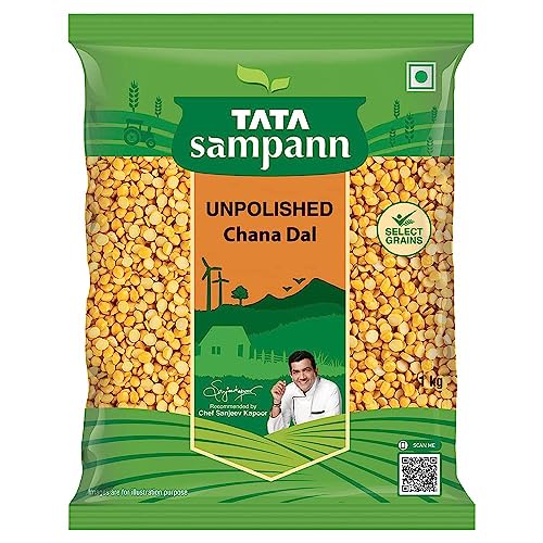 Green Velly Sampann Unpolished Chana Dal, 1kg von ECH