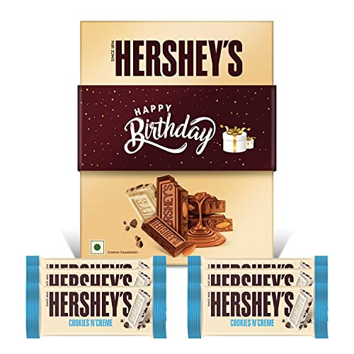 HERSHE Delicious BAR - Happy Birthday Gift Pack Cookies N Creme 40g (Pack of 6) von ECH