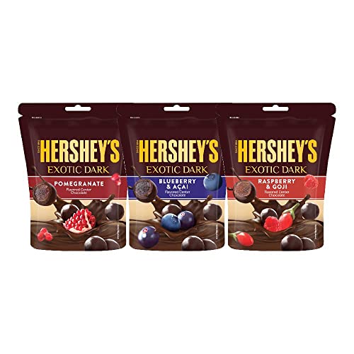 HERSHE Delicious Exotic Dark Chocolate Pomegranate, 33.3g (Pack of 6) von ECH