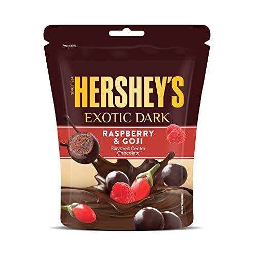 HERSHE Delicious Exotic Dark Chocolate Raspberry & Goji 100g (Pack of 2) von ECH