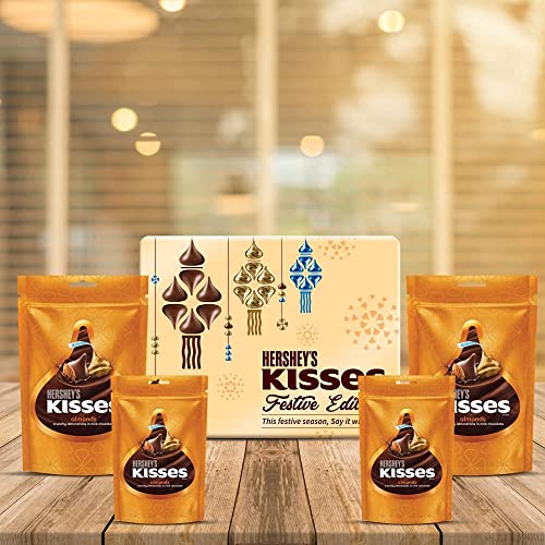 HERSHE Delicious Kisses Diwali Gift Pack Almonds 266g, Chocolate von ECH