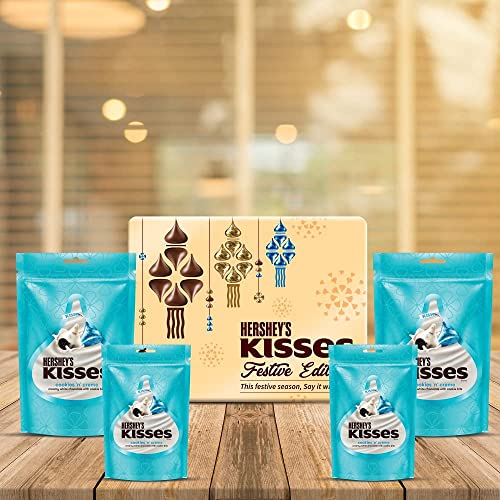 HERSHE Delicious Kisses Diwali Gift Pack Cookies 'n' Crème 266g, Chocolate von ECH