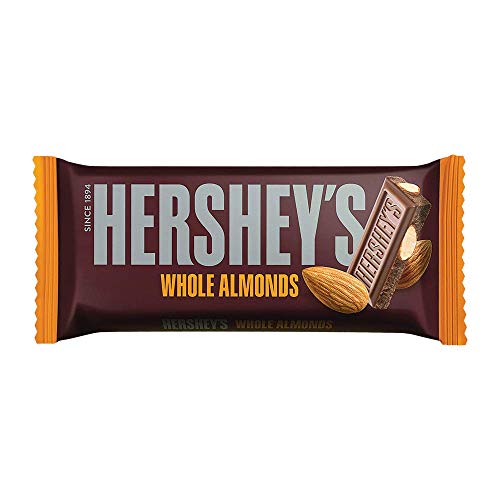 HERSHE Delicious Whole Almonds Chocolate Bar, 100g (Pack of 3) von ECH