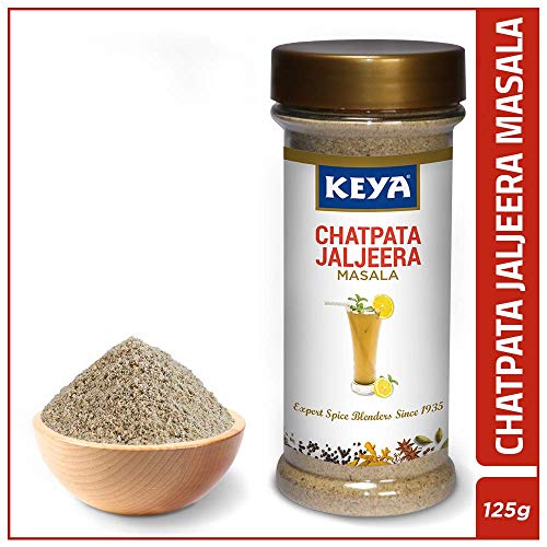 Indian Pure Delicious Keya Chatpata Jaljeera Masala, Instant Drink Mix, 100% Pure, No Preservatives, 125 g von ECH