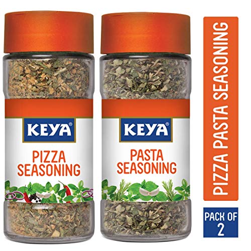 Indian Pure Delicious Keya Combo of Pizza Seasoning(45G) & Pasta Seasoning (45G) von ECH