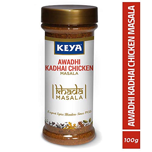 Indian Pure Delicious Keya Khada Masala - Awadhi Kadhai Chicken Khada Masala: Pre-Roasted Coarse Ground Whole Spice Mix, 100 g von ECH