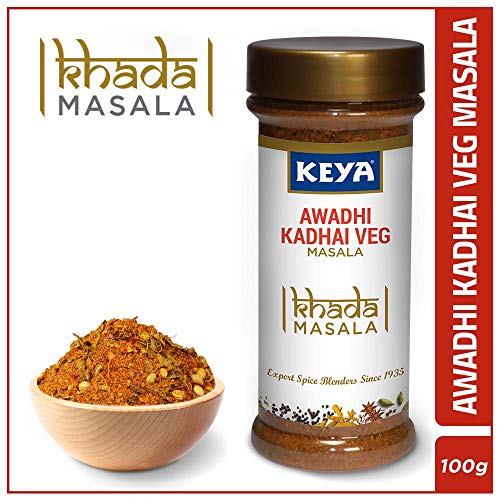 Indian Pure Delicious Keya Khada Masala - Awadhi Kadhai Veg Khada Masala: Pre-Roasted Coarse Ground Whole Spice Mix, 100 g von ECH